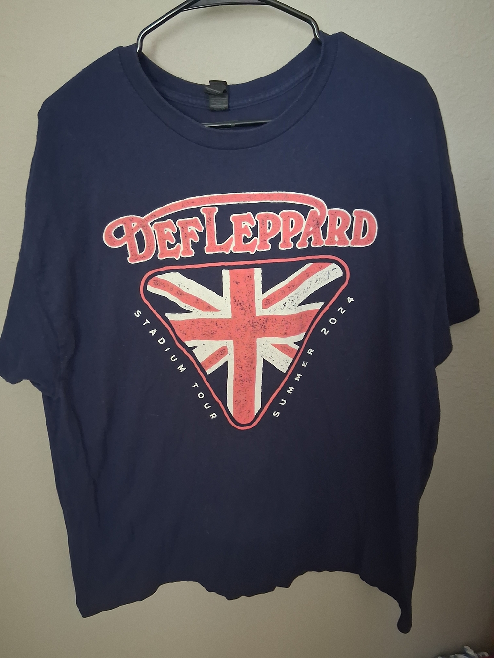 Unisex Official Tour Stop Double Sided Def Leppard Shirt XL
